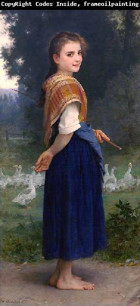 William-Adolphe Bouguereau The Goose Girl